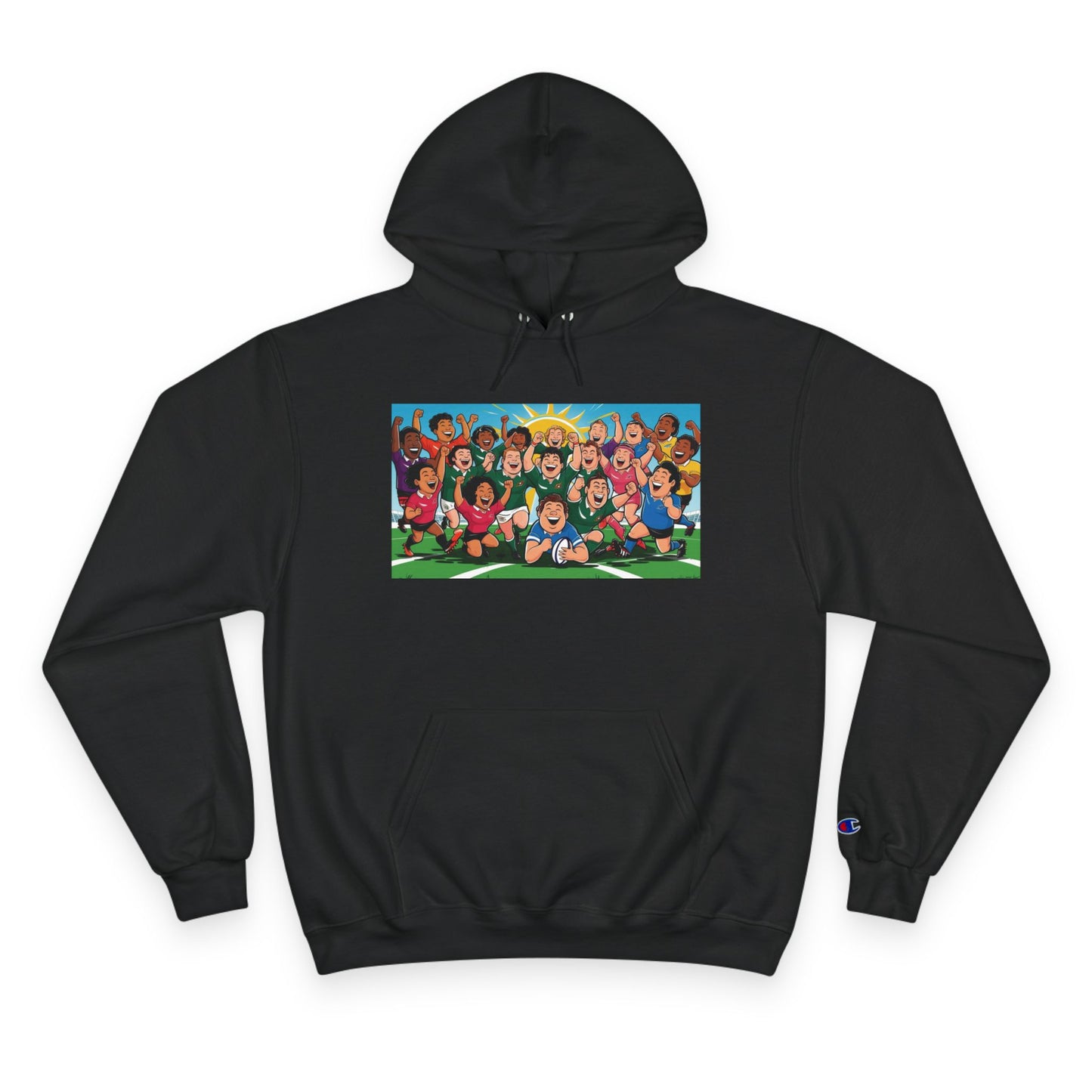 Champion Hoodie – Rugby Character Crew Pullover