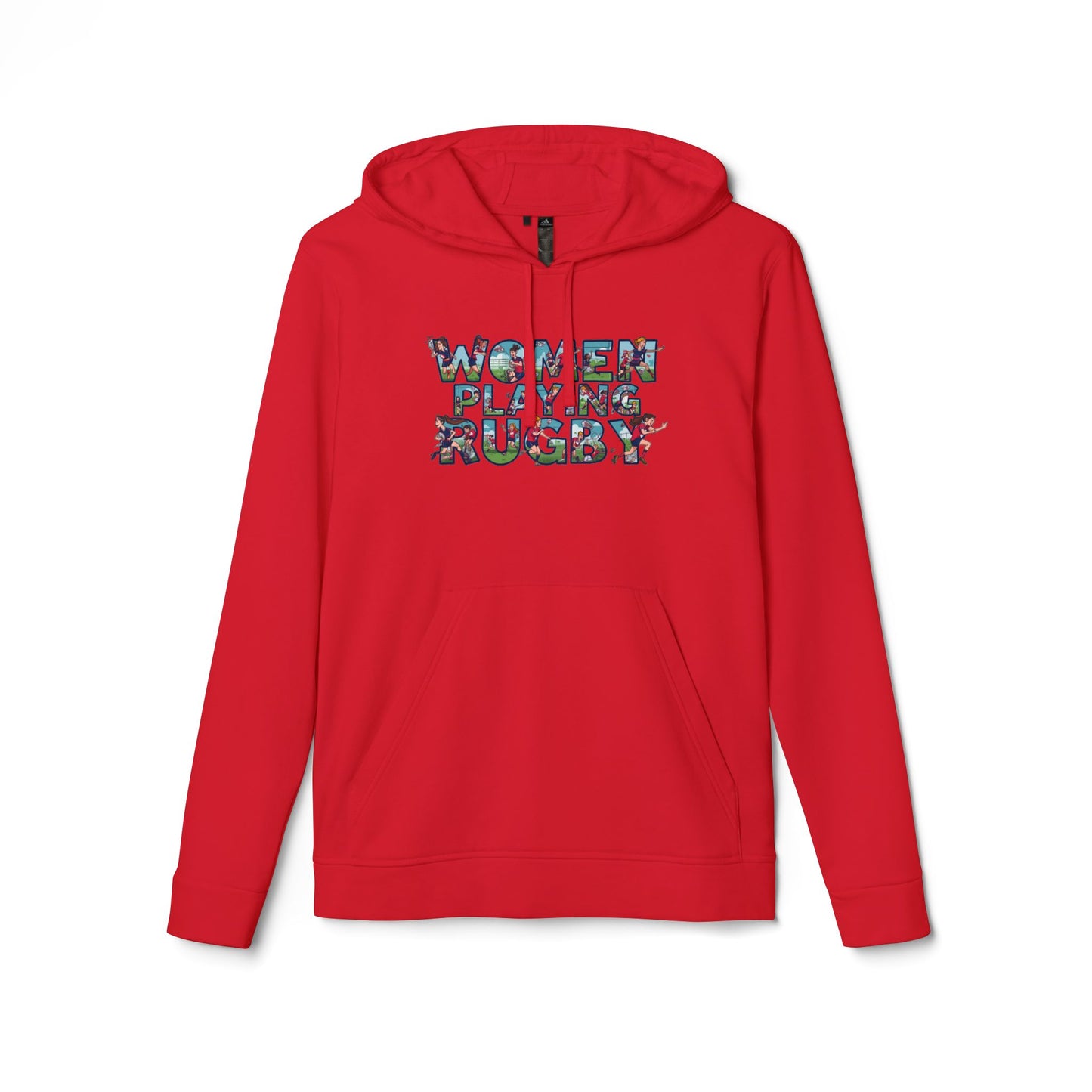 Adidas Hoodie — Women Playing Rugby