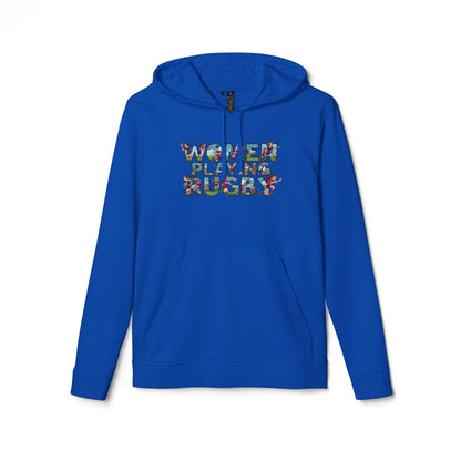 Adidas Hoodie — Women Playing Rugby