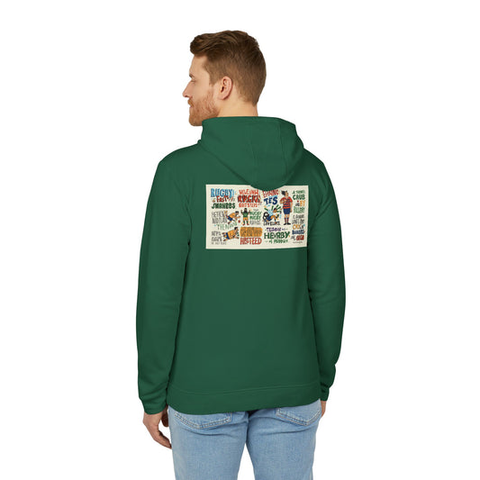 Animated Adidas Hoodie -  Fun for Touch Rugby