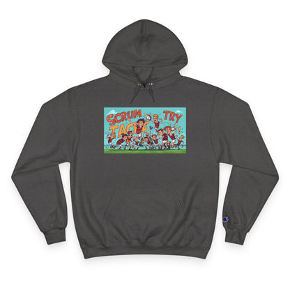 Champion Hoodie — Animated Rugby Hoodie