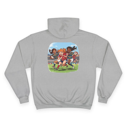 Champion Hoodie — Rugby Back Print