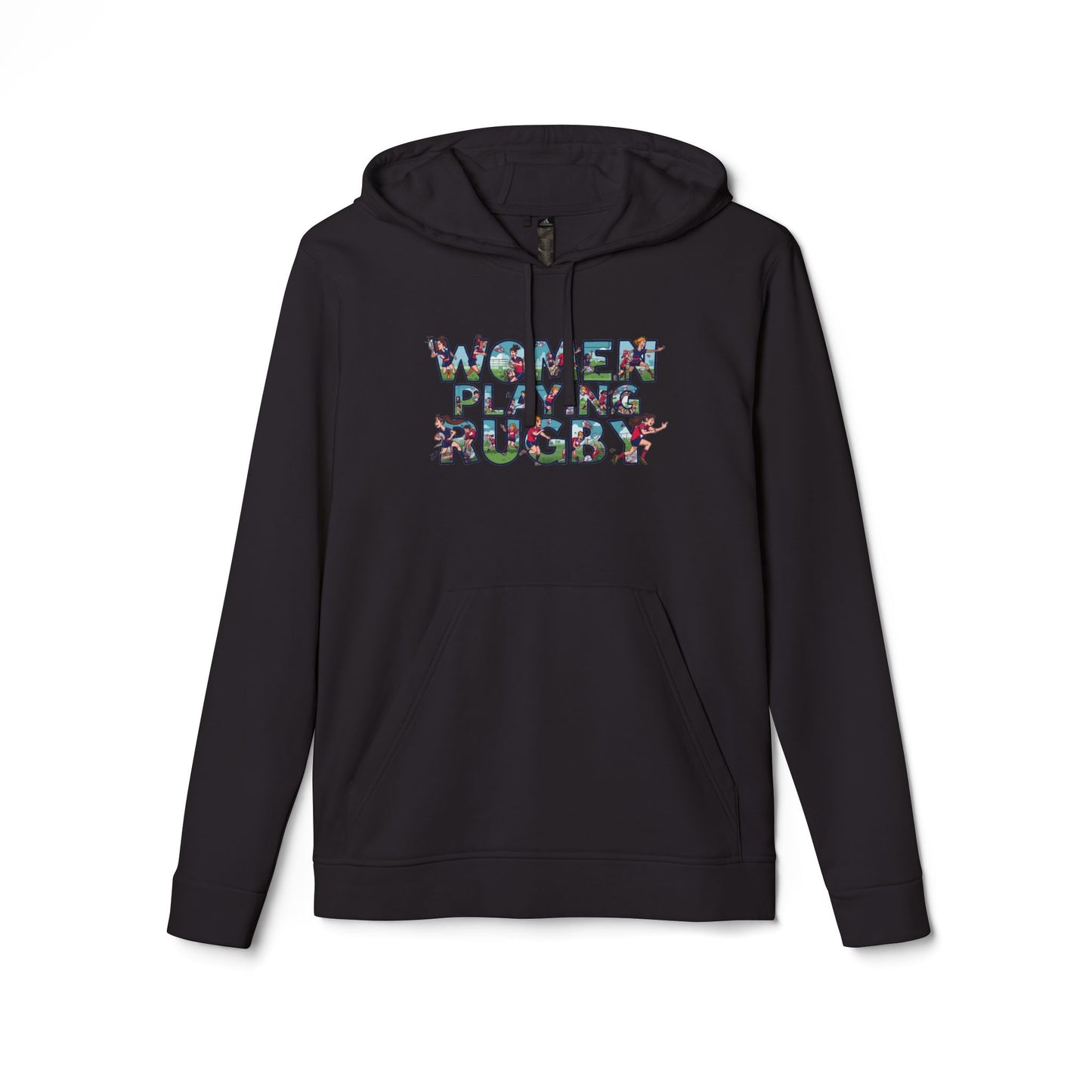 Adidas Hoodie — Women Playing Rugby