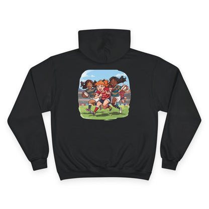 Champion Hoodie — Rugby Back Print