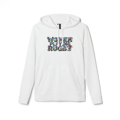 Adidas Hoodie — Women Playing Rugby