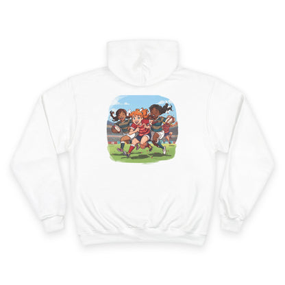 Champion Hoodie — Rugby Back Print