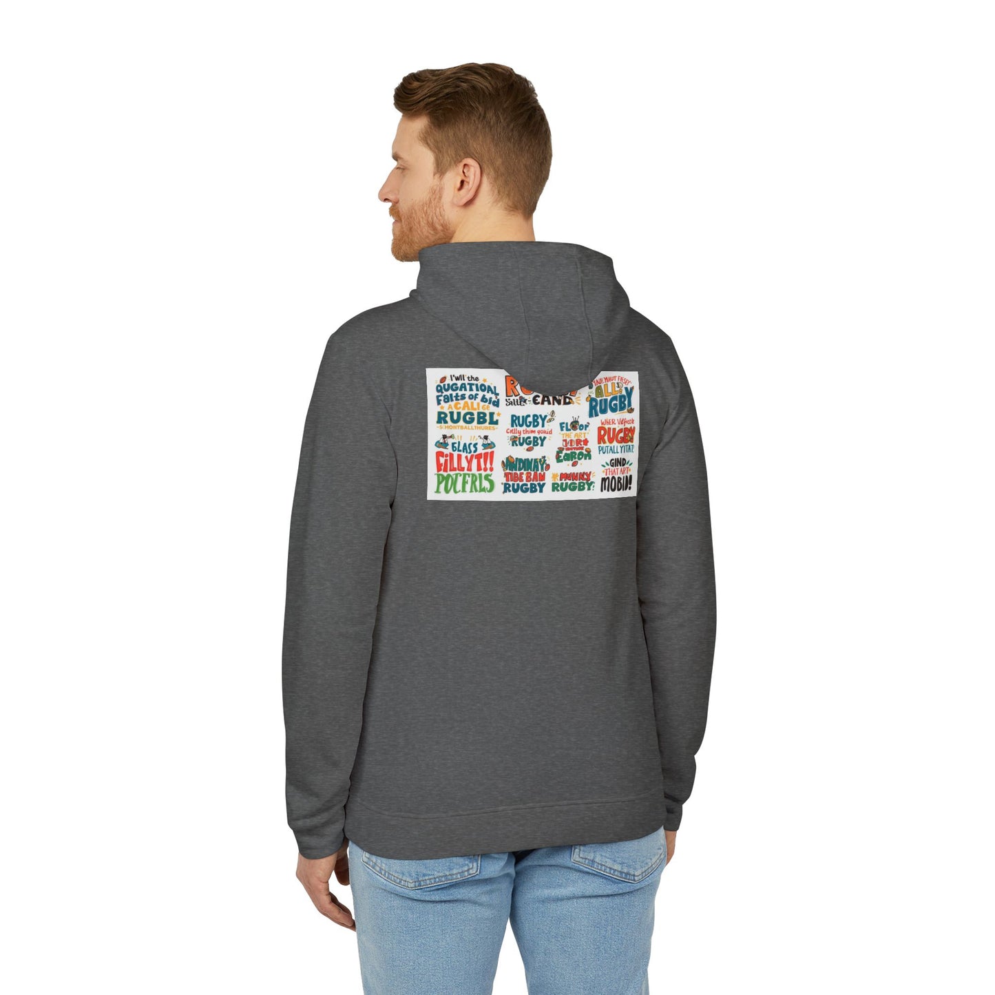 Animated Adidas Hoodie -  Fun for Touch Rugby